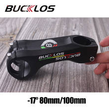 BUCKLOS Bicycle stem 17 degree 80/100MM handlebar stem 31.8 mm aluminum alloy Bicicleta potencia Road MTB accessories 2024 - buy cheap