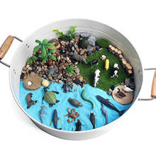 Simulation Sea Life World Turtle Tortoise Frog Growth Cycle Ocean Animals Model Figurines Action Figures Miniature Education Toy 2024 - купить недорого