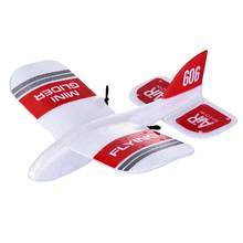 Mini avión a control remoto KF606 para niños, planeador de espuma de ala fija, anticolisión, flexible, para volar al aire libre, Drones profesionales, Juguetes 2024 - compra barato