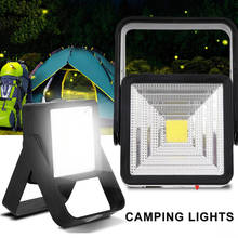 Luz Solar LED para Camping, lámpara portátil recargable de emergencia para tienda de campaña, linterna LED, lámpara de pesca, iluminación portátil de 6000K 2024 - compra barato