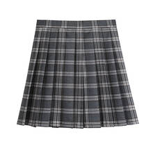 [Oithosphere] Girl's Summer High Waist Pleated Skirts Plaid Skirts Women JK Uniforms Girl School Dress Students Cloths 2024 - buy cheap