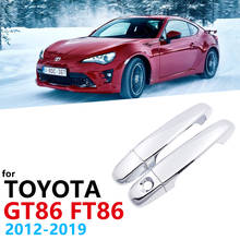 ABS Chrome Door Handle Cover Trim Set For Toyota 86 GT86 FT86 GT FT 2012 2013 2014 2015 2016 2017 2018 2019 Car styling 2024 - buy cheap