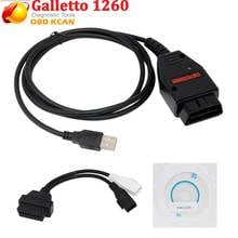Free shipping Galletto 1260 ECU Chip Tuning Tool EOBD/OBD2/OBDII Flasher Galletto 1260 ECU Flasher 2024 - buy cheap