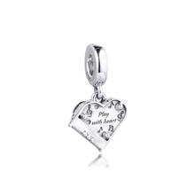 Grand Piano Heart Dangle Charm for Bracelets  2020 diy Women Cheap Charms New Arrival diy 925 Sterling Silver  Pendant 2024 - buy cheap