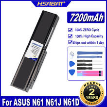 HSABAT N53 7200mAh Battery for Asus N53S N53J N53JQ A32-N61 A32-M50 N43 N61JQ N61 N61J N61Jq N61V N61Vg N61Ja N61JV Batteries 2024 - buy cheap