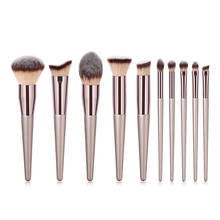 10Pcs Fashion Makeup Brushes Set Eye Shadows Powder Foundation Cosmetics Beauty Soft Hair Maquiagem Brushes Tool Kits 2024 - buy cheap
