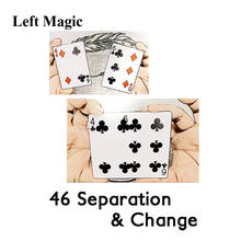 46 Separation & Change Card Magic Tricks Close Up Street Stage Magic Props Professional Magician Illusions Mentalism Comedy 2024 - buy cheap