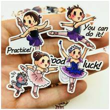 40Pcs/Pack Diary Vintage Ballet Girl Daily Sticker DIY Craft Scrapbooking Album Junk Journal Happy Planner Decorative Stickers 2024 - buy cheap