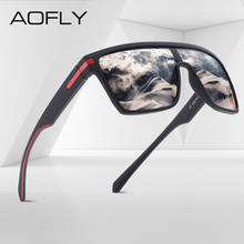 Aofly óculos de sol polarizado masculino e feminino, óculos fashion flexível para dirigir quadrado tr90 2024 - compre barato