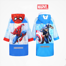 Disney kids Raincoat  Cartoon Spiderman US Captain Children raincoat  Kids Girls Rainproof Poncho Boys Rainwear Baby Rainsuit 2024 - buy cheap