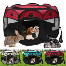 Portable Pet Dog Playpen Tent Crate Room Folding Pet Big Tent Dog House Cage Puppy Kennel Durable Outdoor Octagon Fence Pet Home 2024 - buy cheap