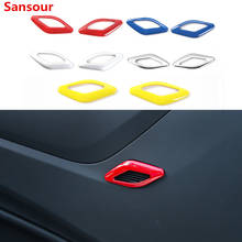Sansour ABS Car Interior Door Speaker Decoration Ring Cover Trim Stickers for Chevrolet Camaro 2017 Up Car Accessories Styling 2024 - buy cheap