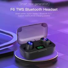 Беспроводные наушники-вкладыши TWS Bluetooth 5 со светодиодсветодиодный дисплеем и шумоподавлением 2024 - купить недорого