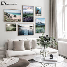 Sunrise Nature Landscape Canvas Painting Vacation Tourism Wall Art Poster Nordic Print Photography Creative Picture Home Decor 2024 - buy cheap