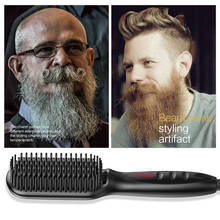 2 in 1 Multifunctional Electric Hair Comb Beard Straightener Long Hair Curlers Styling Tools Curling & Straightening 20#829 2024 - buy cheap