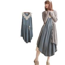 Vestido corto de encaje de algodón para mujer, ropa de primavera, algodón, Rockabilly, bordado, Hippie, bohemio, Lolita 2024 - compra barato