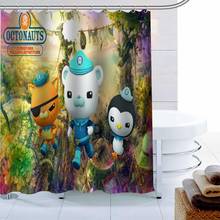 Custom Octonauts Cartoon Shower Curtain Waterproof Fabric Bath Curtain 180X180cm Polyester Fabric Bathroom Curtain 2024 - buy cheap