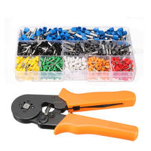 WENXING HSC8 6-4 Terminal Crimping Pliers Wire Stripper Crimper Ferrule Crimping Hand Tool Pliers+ 800 Terminals Kit 2024 - buy cheap