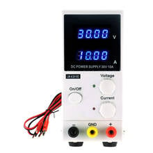 Fuente de alimentación de CC 3010D, interruptor regulador de voltaje de laboratorio, de 4 dígitos pantalla ajustable, carga de 30V 10A, 1 ud. 2024 - compra barato