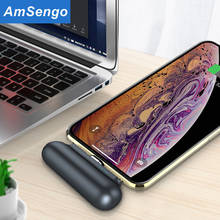 Amsengo 2600mAh Mini 3 in1 Power Bank Portable for iPhone HuaWei Samsung Xiaomi Power Bank Magnetic External Battery Chargers 2024 - buy cheap