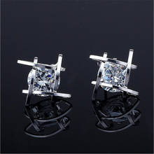 Fashion  Geometry Korean Earrings Romantic Charming Crystal Earrings for Women Wedding Jewelry Accessories 2024 - buy cheap