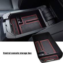 1 conjunto de console central automotivo, console central de armazenamento, organizador de apoio de braços e acessórios para interior de automóveis para toyota rav4 2024 - compre barato