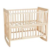 Berço móvel cama de bebê costura pinho madeira unpainted recém nascido cama multifuncional cama criança 2024 - compre barato