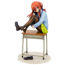Anime de 19cm The Quintessential Quintuplets Nakano Desk Girl, figura de acción pintada en PVC a escala 1/8, modelo de juguete, regalo de Navidad T30 2024 - compra barato
