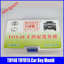 TOY48-moldura de llaves de coche, perfil de la llave del coche, herramientas de cerrajero de modelado, 100% Original 2024 - compra barato