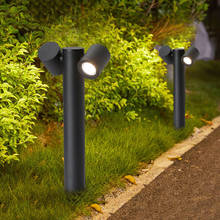 Thrisdar GU10 18 Вт открытый светодиодный светильник садовый фонарь на капитель колонны Водонепроницаемый вилла забор путь светильник для садовых дорожек Колонка блокираторы света светильник 2024 - купить недорого