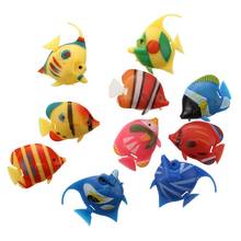 Новые 10 × плавающие искусственные украшения для рыб декоративные аквариумные принадлежности для аквариума 2024 - купить недорого