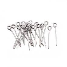 Pandahall 100pcs 20/30/40/50mm Stainless Steel Eye Head Pin Needles Metal for Jewelry Mkaing DIY Accessories Findings 2024 - buy cheap