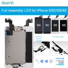 LCD Display for iPhone 5 5C 5S SE LCD Touch Screen Digitizer Full Assembly Screen Replacement Complete for high QualityiPhone SE 2024 - buy cheap