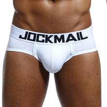 jockmail New sexy underwear men brand hot men underwear Breathable low waist cotton mens penis pouch briefs bikini gay Jockstrap 2024 - buy cheap