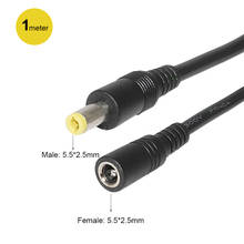 12V Power Extension Cable 1m 5.5*2.5 5.5*2.1mm Connector 18AWG DC Power Cord for CCTV Security Camera LED Strip Radio Printer 2024 - buy cheap