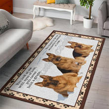 Alfombra de Pastor Alemán, alfombrilla de colección de perros divertidos, antideslizante, para comedor, sala de estar, dormitorio suave, 01 2024 - compra barato