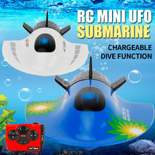 27 МГц мини радиоуправляемая подводная лодка с дистанционным управлением электронная уличная игрушка для воды Универсальная радиоуправляемая скоростная лодка модель подарок для детей 2024 - купить недорого