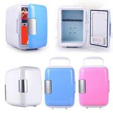 Mini Portable Car Refrigerator 2 Layers 4L Car Fridge Home Skincare Storage Freezer 2024 - buy cheap