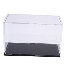 Vitrine acrílica para figuras pequenas, bloco de construção, caixa de exibição de modelo de brinquedos, perspex, à prova de poeira, mostruário 23x11x11cm 2024 - compre barato