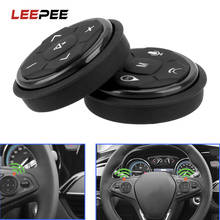 LEEPEE-controlador de volante de coche inalámbrico, 10 teclas, música, navegación GPS, Radio, botones de Control remoto, accesorios para coche 2024 - compra barato