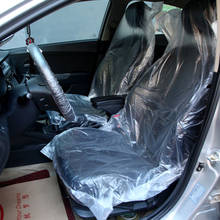 Vehemo 10pcs Car Van Vehicle Disposable Plastic Transparent Seat Protective Covers Workshop Garage Interiors Accessories 2024 - buy cheap