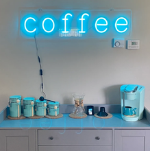 Neon Sign LED Coffee Light Wall Window Door Hanging Acrylic Beautiful Decoration Indoor Outdoor for Home Room Sale Shop 2024 - buy cheap