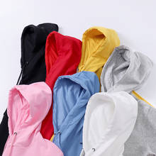 BVCHAJ-Sudadera con capucha para hombre, ropa de calle masculina de estilo Hip-Hop, Jersey informal de Color sólido para parejas, primavera y otoño 2024 - compra barato