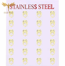 Statement Earrings 2022 Owl Earrings Woman Animal Stud Earring  Golden Stainless Steel Jewelry Set Wholesale 2024 - buy cheap