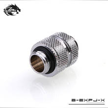 BYKSKI-Conectores rotativos G1/4 "macho a macho, uso para extensor de tarjeta GPU, ampliar el contacto (16-22mm), uso para conexión de fuego cruzado SLI 2024 - compra barato