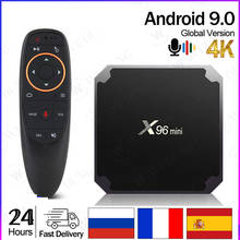 X96mini new Android 9.0 X96 mini Smart TV BOX 2.4G Wifi 2G/16G Amlogic S905W Quad Core 1GB8GB Set-Top fast Box free shipping 2024 - buy cheap