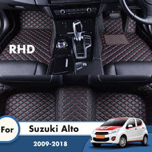 Alfombrillas RHD para interior de coche, accesorios personalizados, para Suzuki Alto 2018, 2017, 2016, 2015, 2014, 2013, 2012, 2011, 2010, 2009 2024 - compra barato