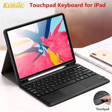 Funda con touchpad para tableta, cubierta con soporte para lápiz, para iPad 9,7 2018 Air 2 10,2, iPad Pro 10,5 Air 3 mini 5 7,9 2024 - compra barato