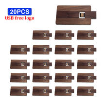 Hight Speed 20pcs free logo wooden Pen drive Flash USB Stick 4GB 8GB 16GB Memory Stick 32GB 64GB 128GB cle Usb 2.0 Flash Drive 2024 - buy cheap