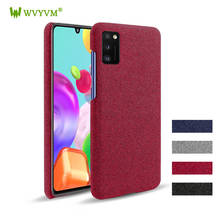 Funda de lona antideslizante para móvil, carcasa de lujo con soporte para SAMSUNG A41, Galaxy A51, A71, A31, A41, A21, A11 2024 - compra barato